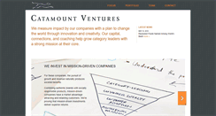 Desktop Screenshot of catamountventures.com